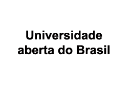 uab - universidade aberta do brasil